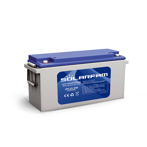 Batterie solaire 12V 150Ah plomb carbone SOLARFAM longue durée
