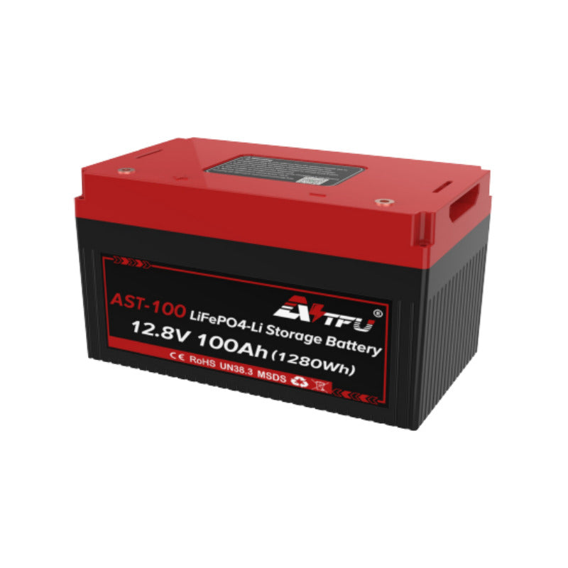 Batterie lithium 12V 100Ah LiFePO4 pour solaire et camping-car