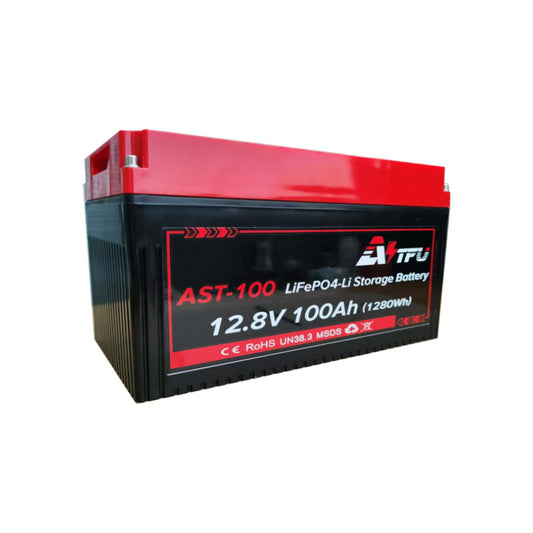 Batterie lithium 12V 100Ah LiFePO4 pour solaire et camping-car