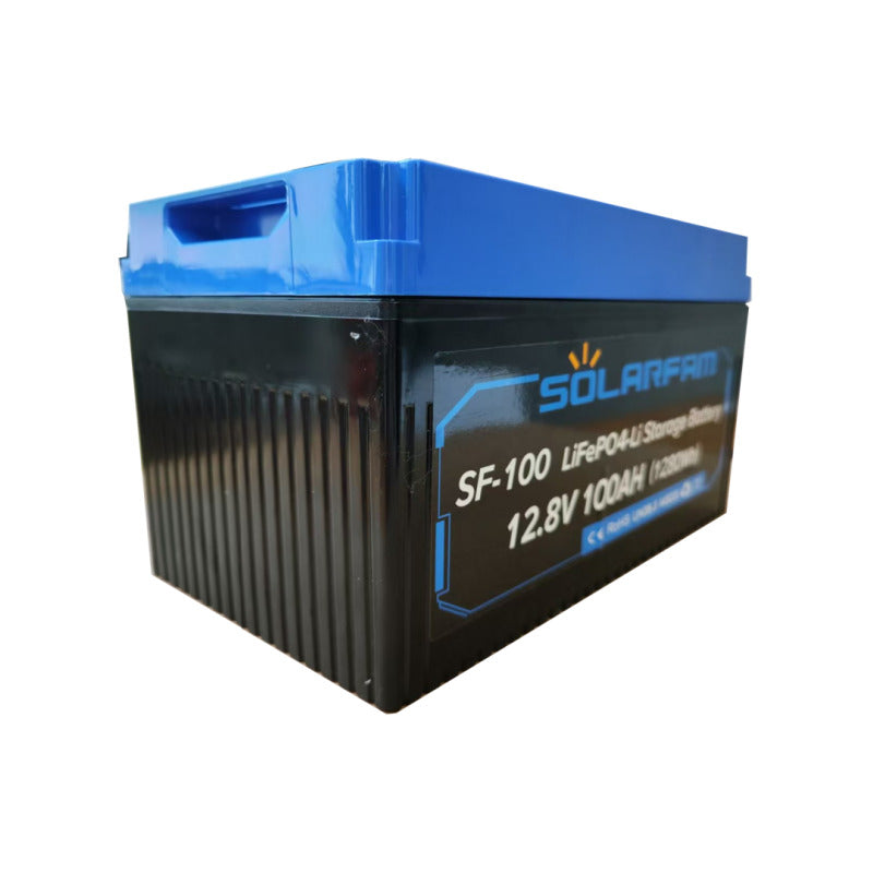 Batterie au lithium LiFePO4 12,8 V 100 Ah Bluetooth/BMS/chauffage