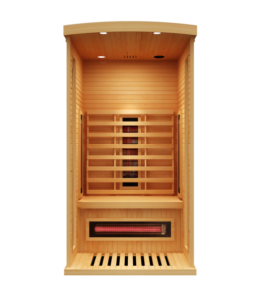 Sauna infrarouge 1 place Apollon Quartz Full Spectrum 1680 W