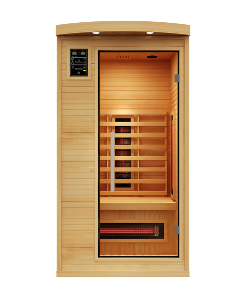 Sauna infrarouge 1 place Apollon Quartz Full Spectrum 1680 W