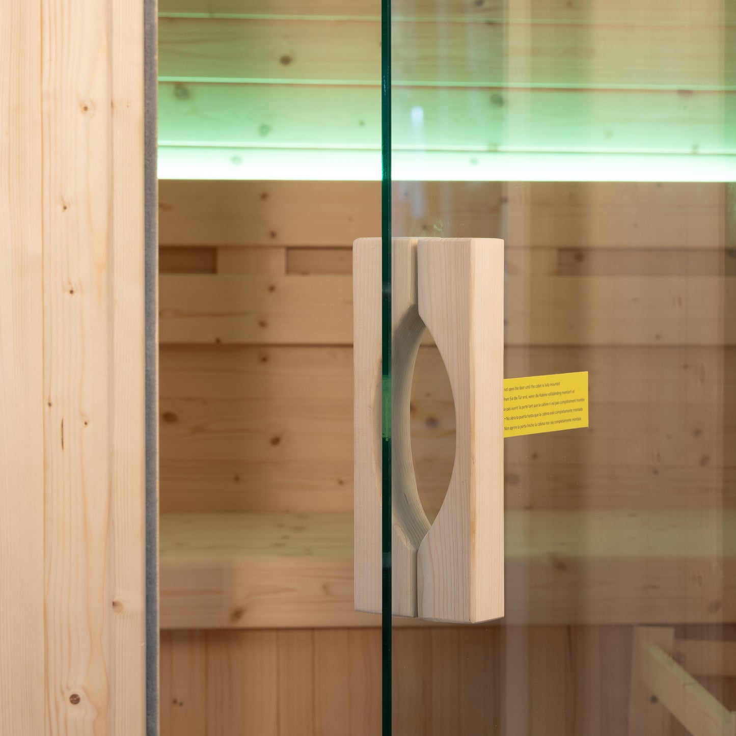 Sauna extérieur bois Gaïa Urban 2 places jardin avec poêle 4,5 kW