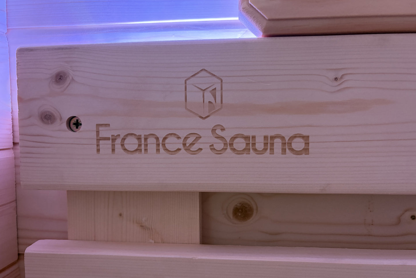 Sauna extérieur bois Gaïa Urban 2 places jardin avec poêle 4,5 kW