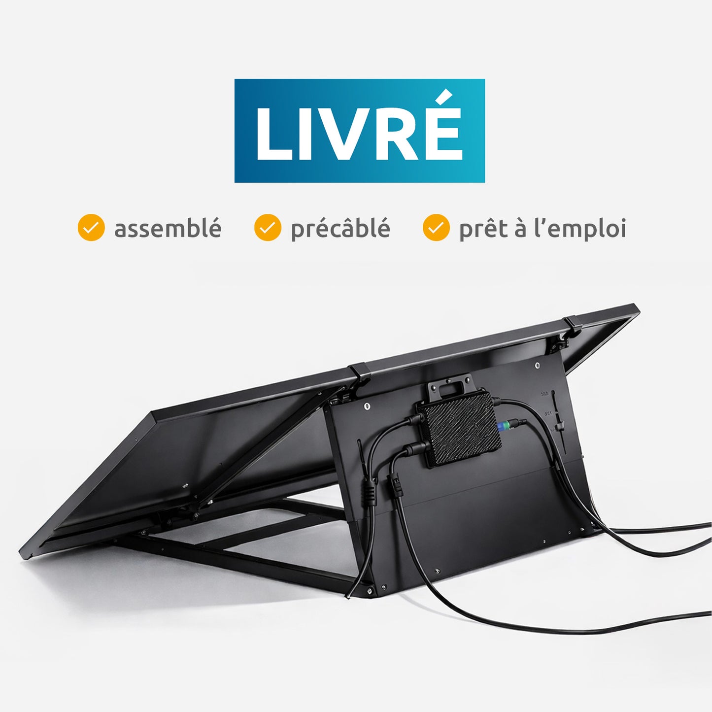 Kit solaire plug and play 900W sans installation WiFi