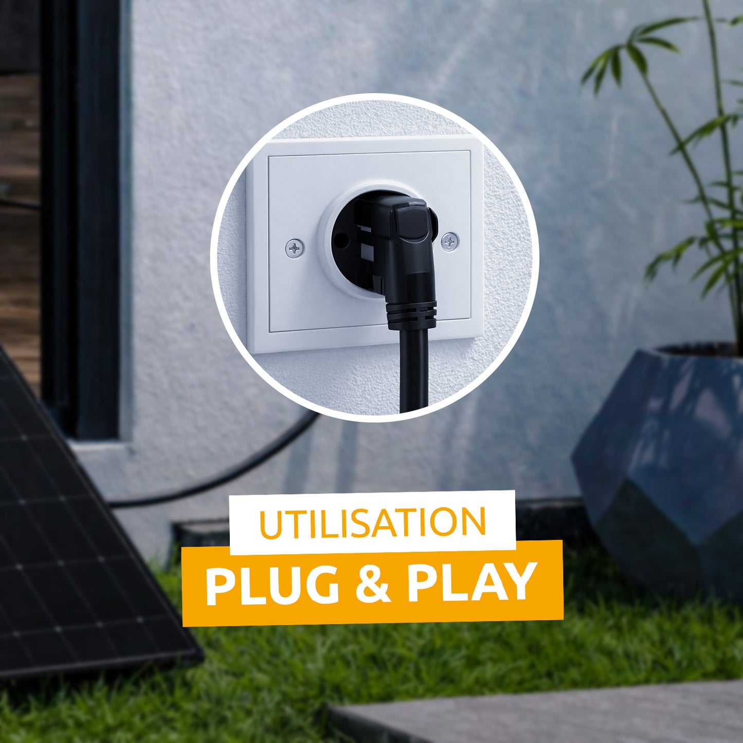 Kit solaire plug and play 900W sans installation WiFi