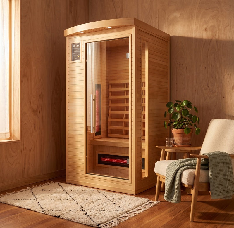 Sauna infrarouge 1 place Apollon Quartz Full Spectrum 1680 W
