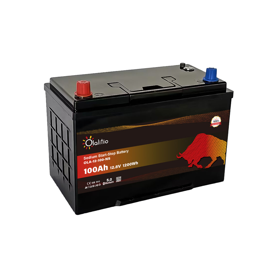 Batterie sodium-ion 12 V 100 Ah 1300 A CCA Olalitio