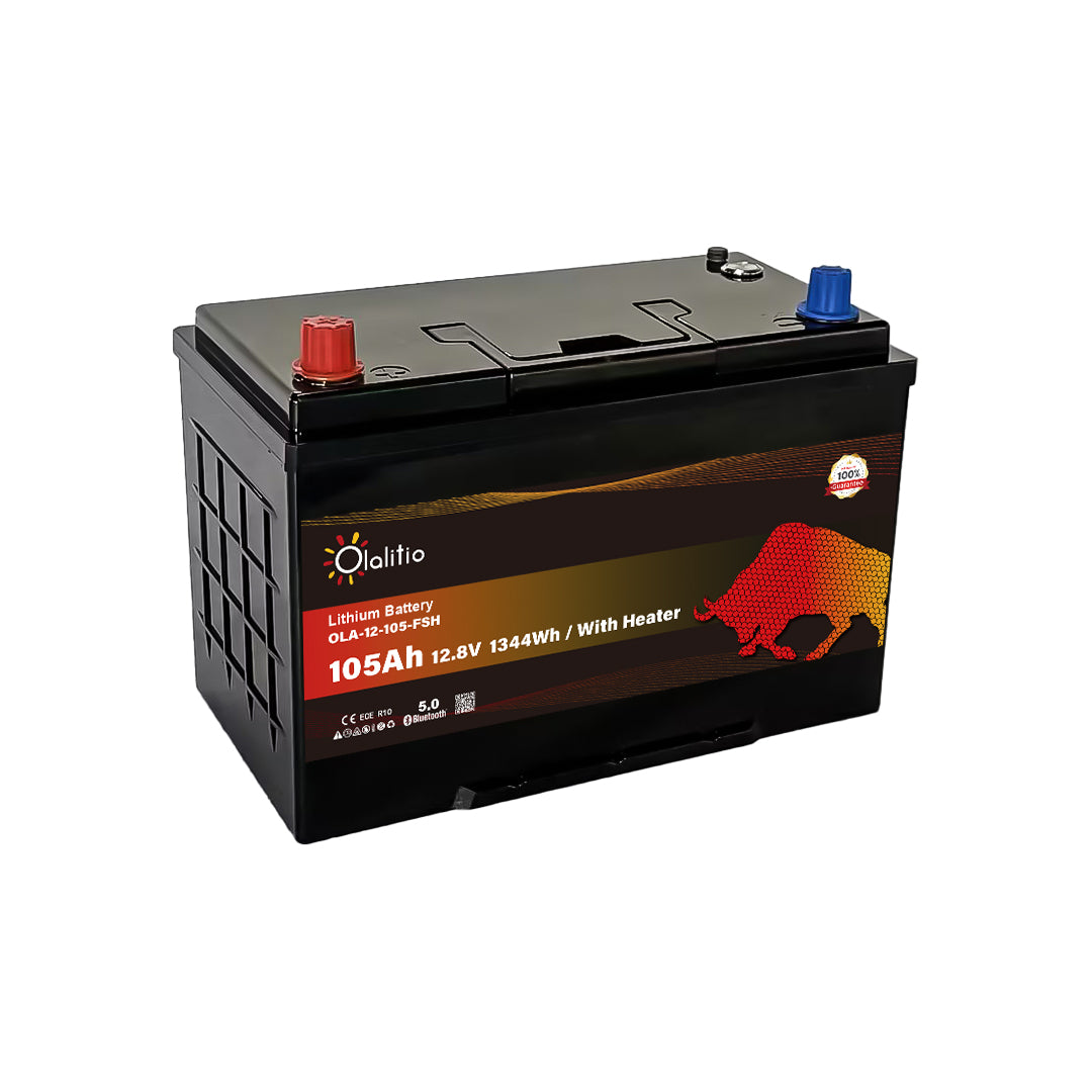 Batterie Start-Stop Olalitio OLA-12-105-FSH 105 Ah avec chauffage