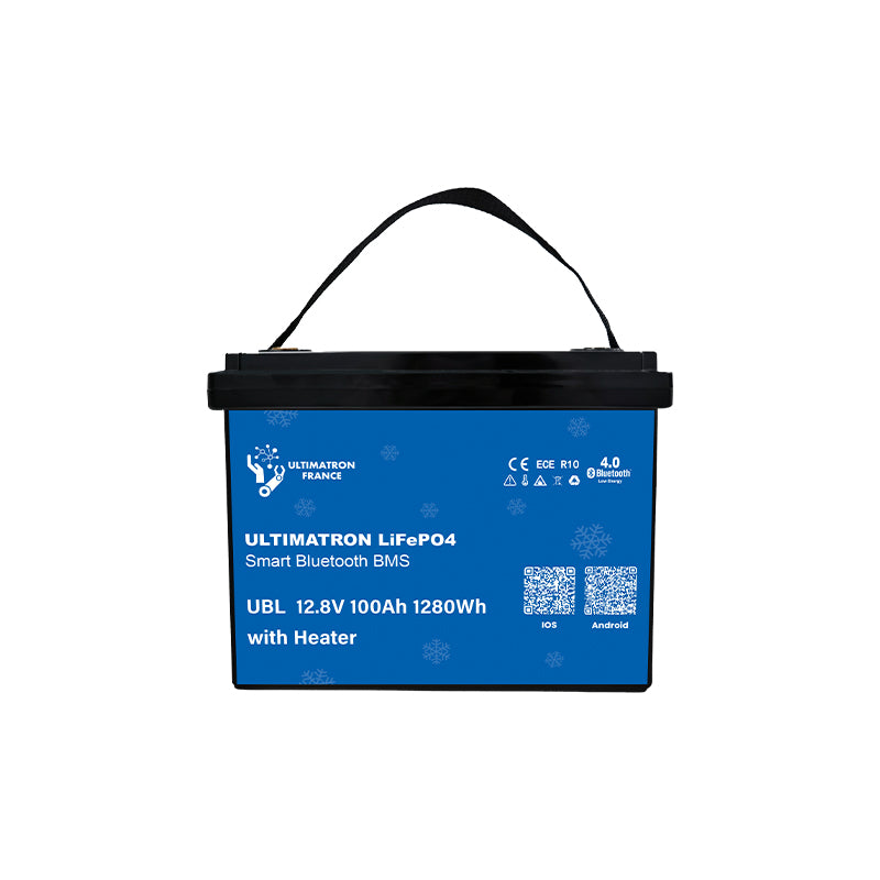 Batterie lithium LiFePO4 12V 100Ah Ultimatron avec Bluetooth