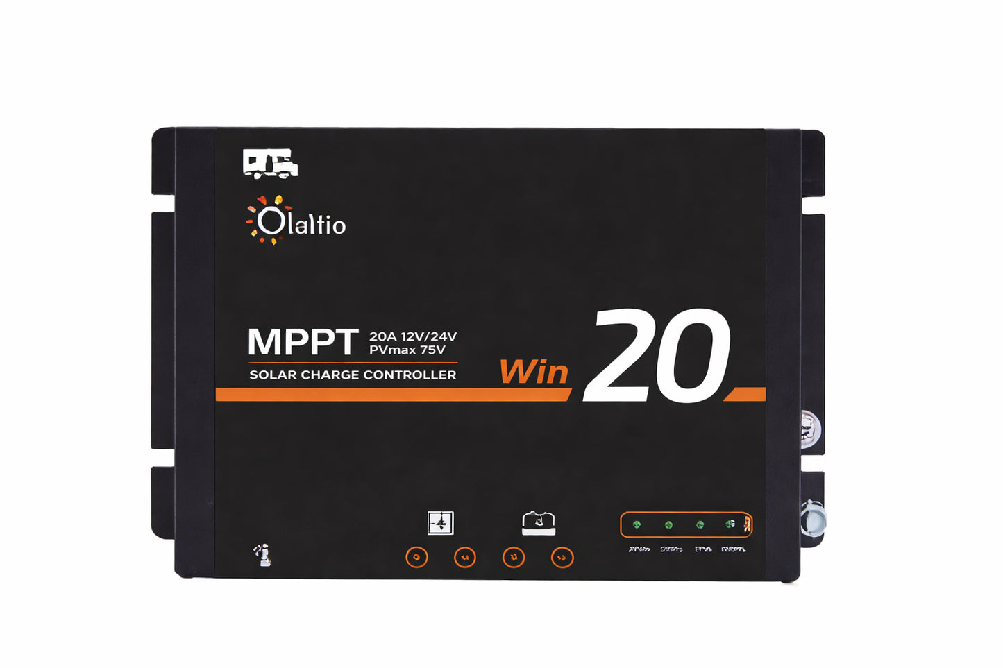 Régulateur solaire MPPT 20A 12/24V bluetooth 75V rendement 98%