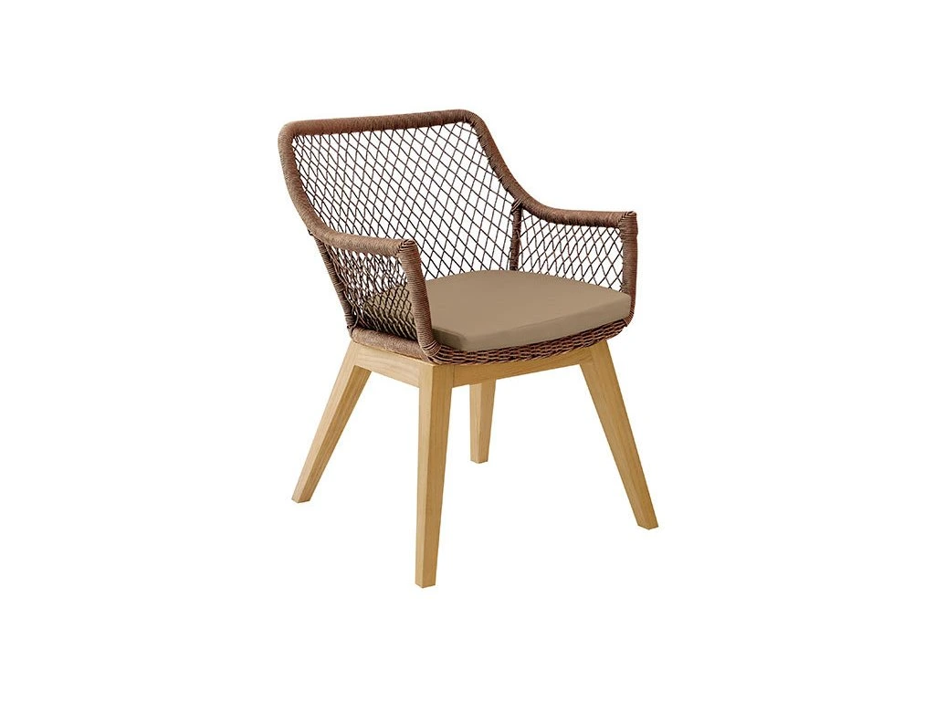 Chaise de jardin extérieur lot de 2 avec coussin noir résistante