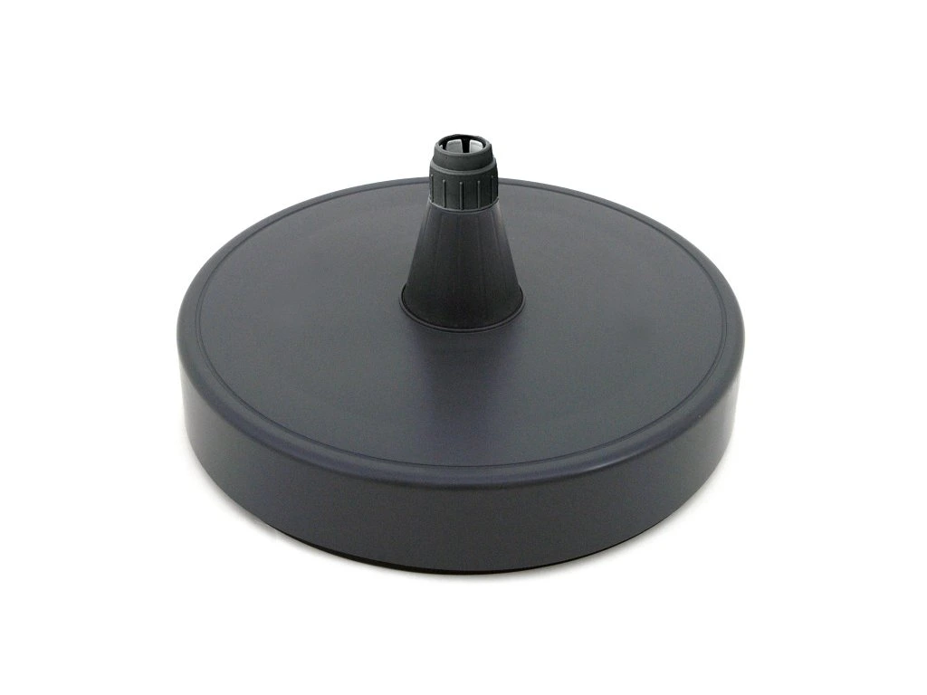 Parasol Déporté 375 cm Anthracite avec Base Grand Parasol Terrasse