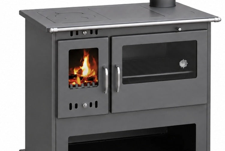 Cuisinière à bois Viki Lux 10,5 kW avec four VICTORIA