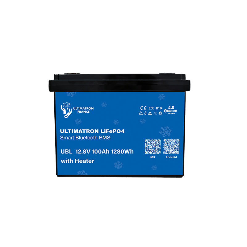 Batterie lithium LiFePO4 12V 100Ah Ultimatron avec Bluetooth