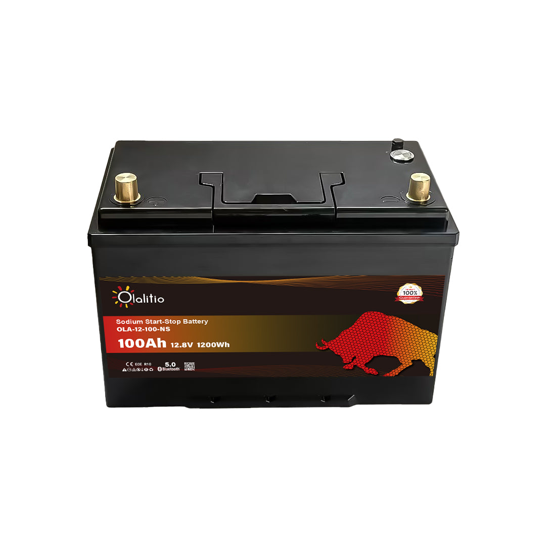 Batterie sodium-ion 12 V 100 Ah 1300 A CCA Olalitio