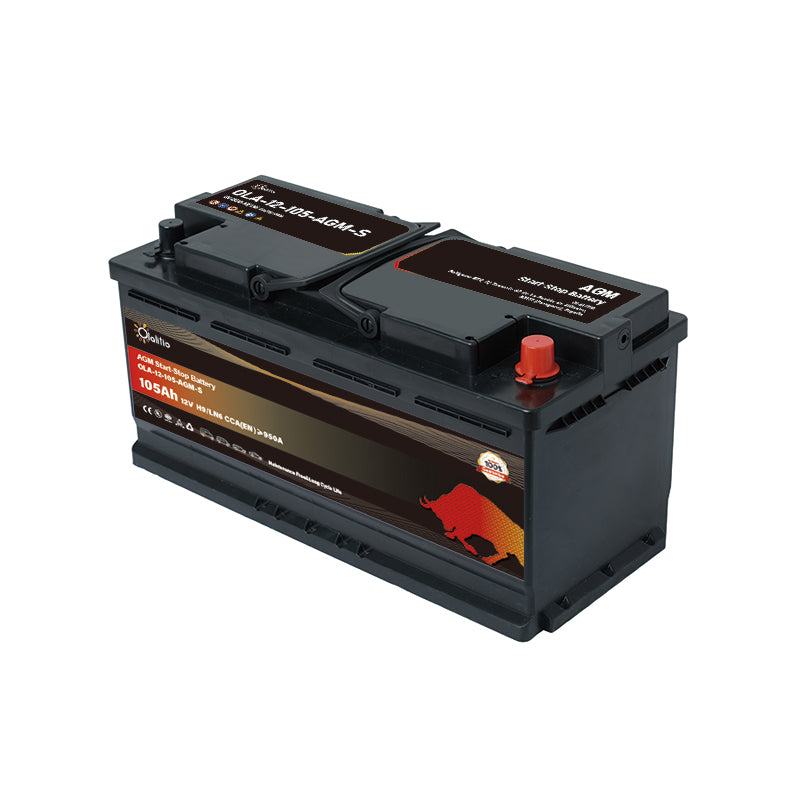 Batterie AGM OLA 12 V 105 Ah 950 A Cycle profond et démarrage