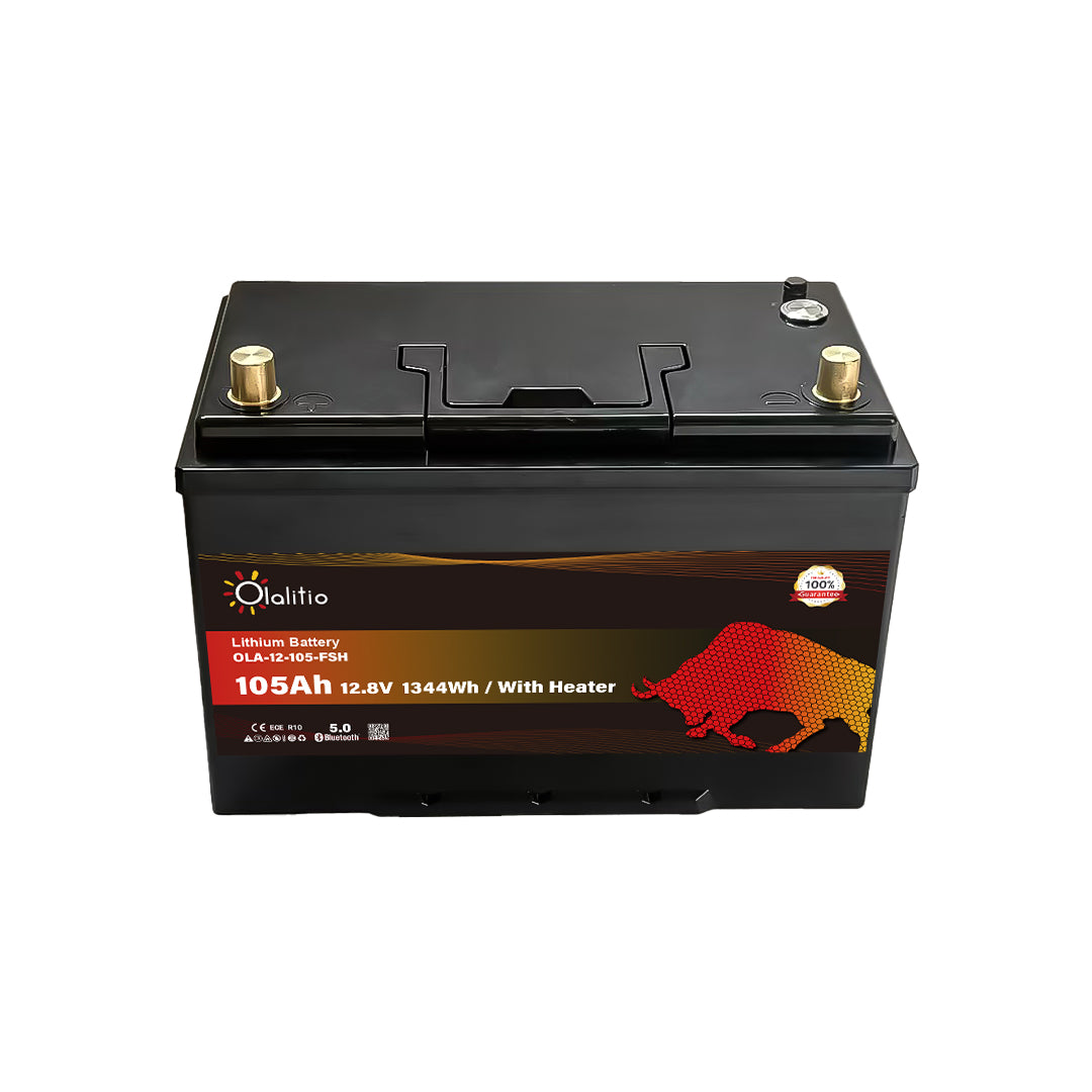 Batterie Start-Stop Olalitio OLA-12-105-FSH 105 Ah avec chauffage