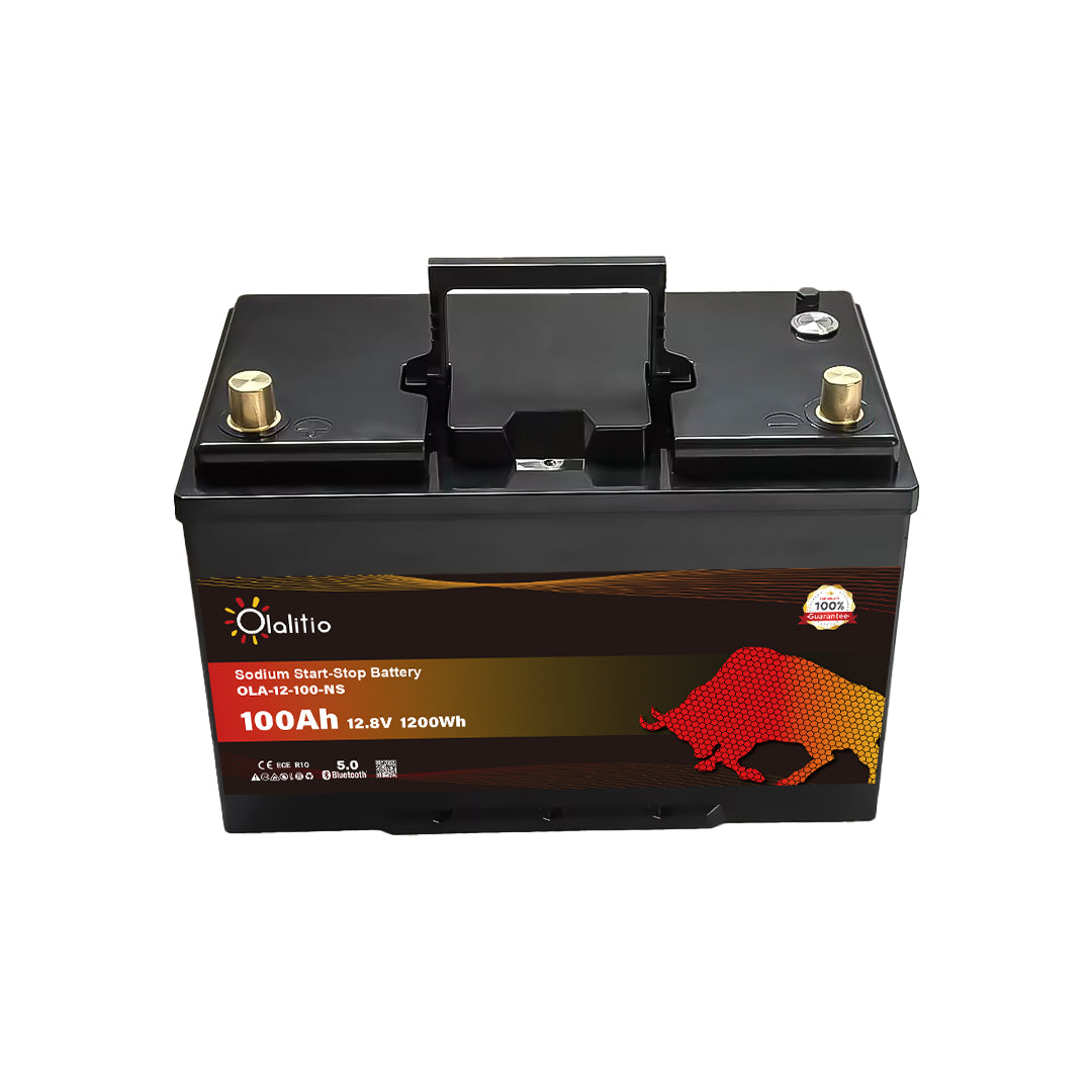 Batterie sodium-ion 12 V 100 Ah 1300 A CCA Olalitio