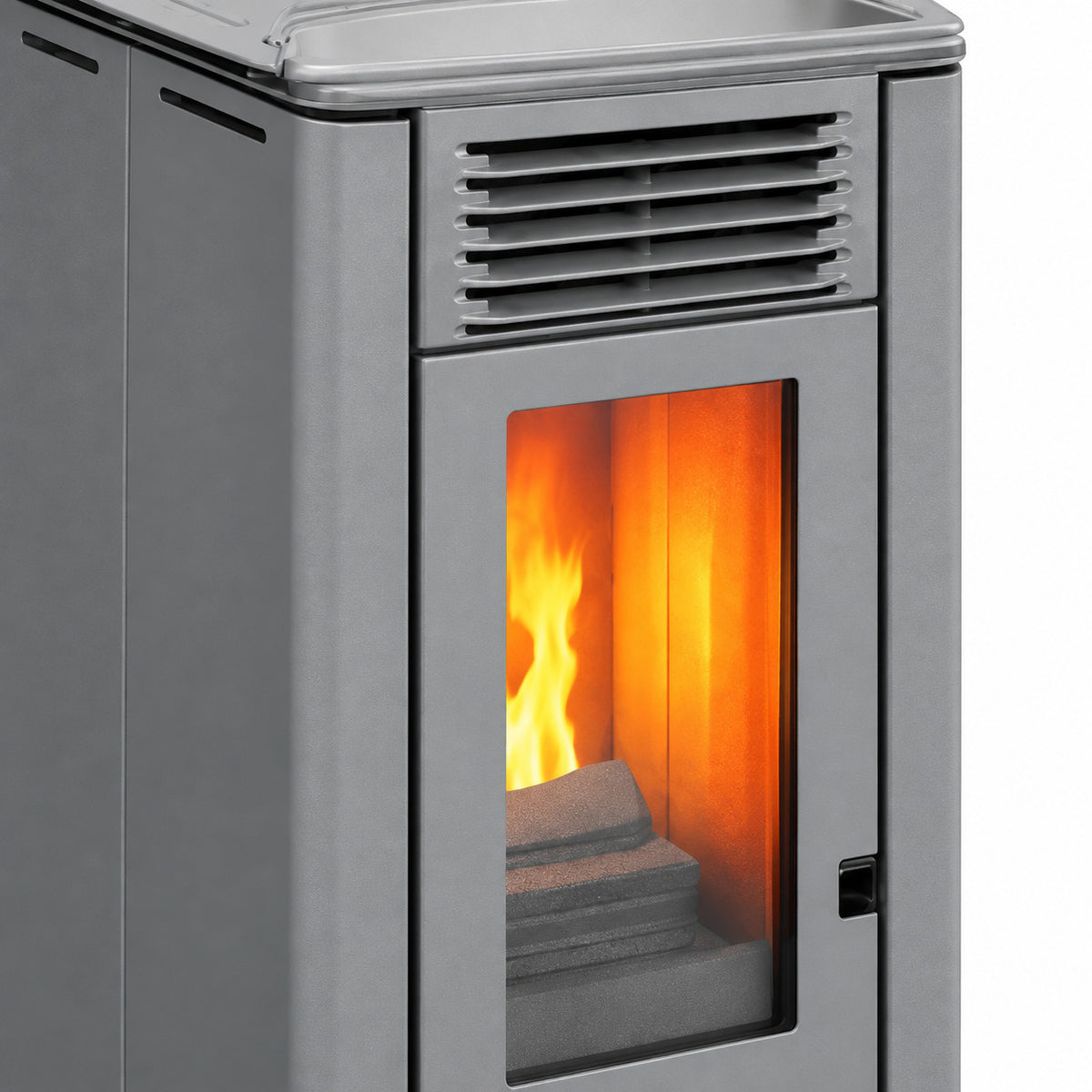 Poêle à granulés TERRA 7 kW gris fonte A+ Jusqu’à 70 m²