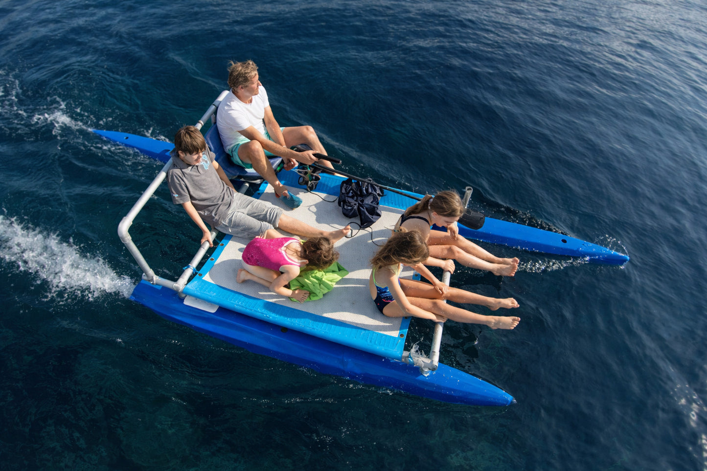 Bateau électrique ECOP Prao 5,20 m 1200 W Batterie 50 Ah