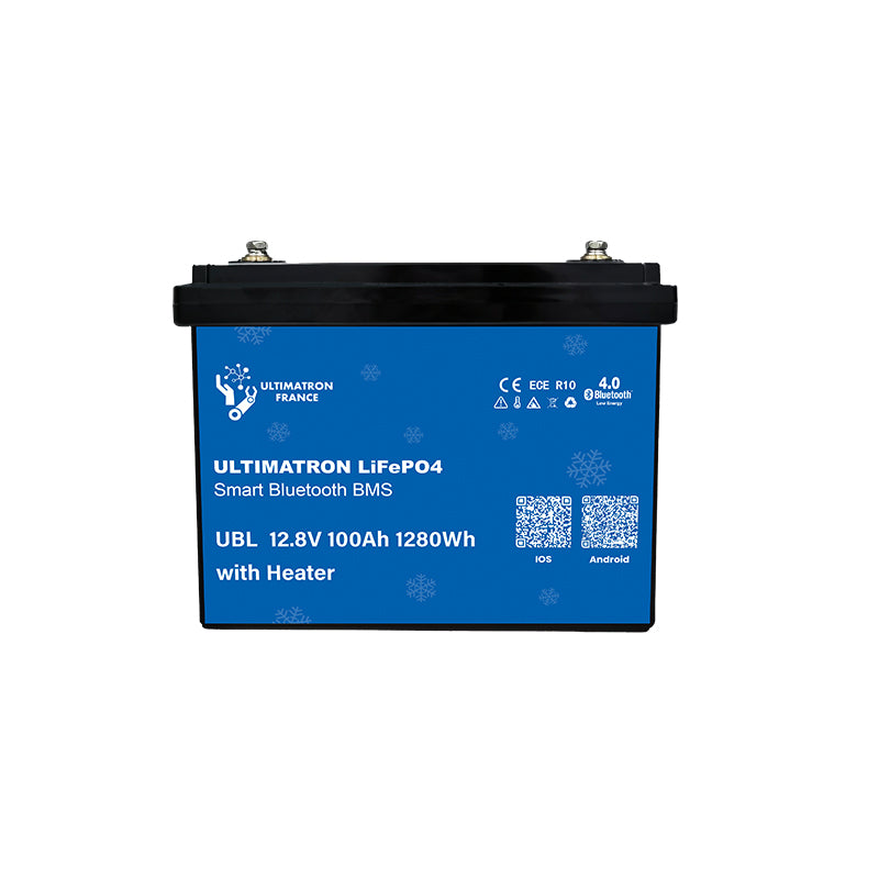 Batterie lithium LiFePO4 12V 100Ah Ultimatron avec Bluetooth