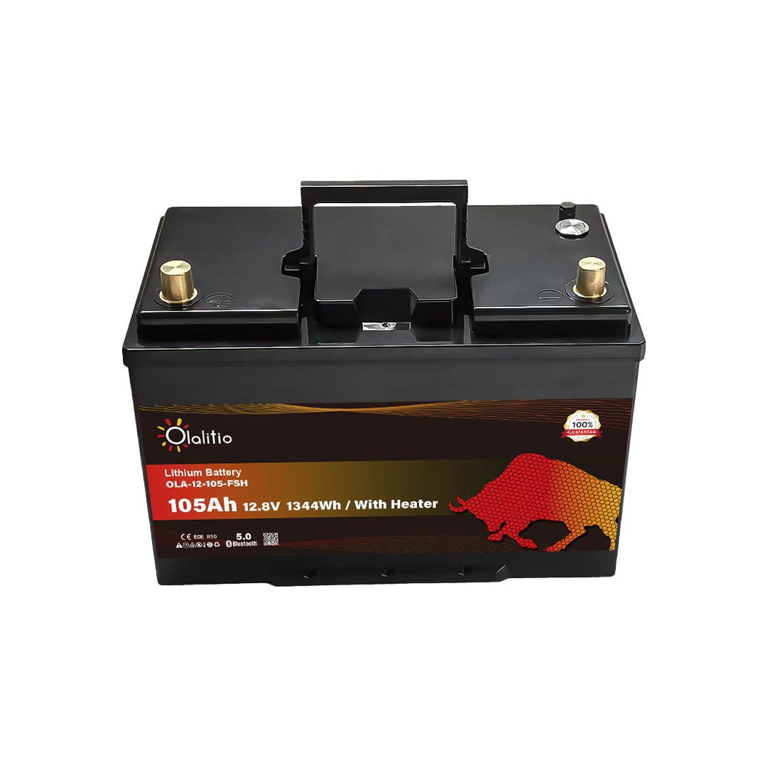 Batterie Start-Stop Olalitio OLA-12-105-FSH 105 Ah avec chauffage