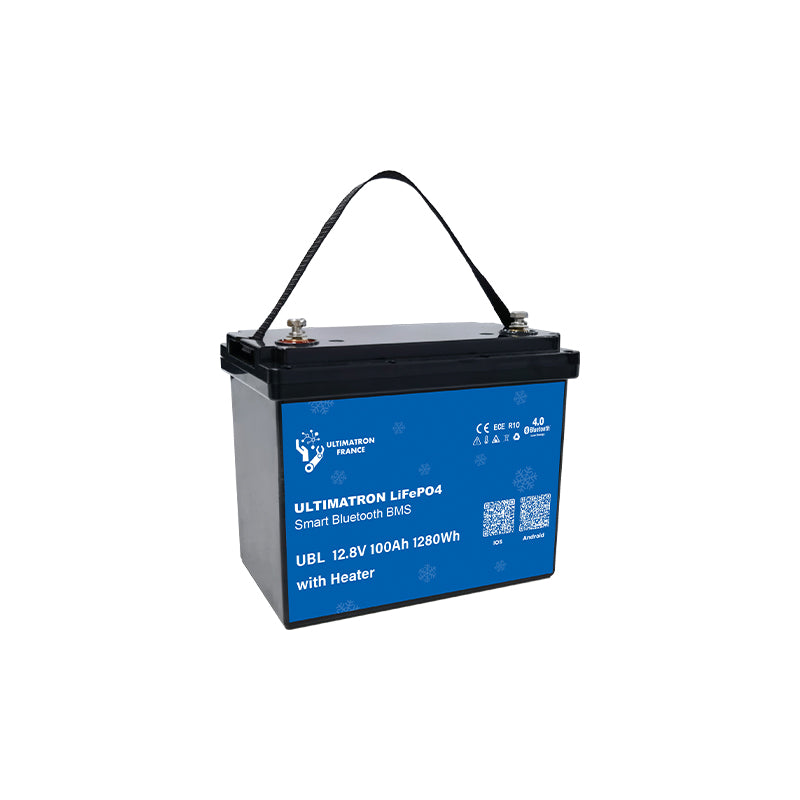 Batterie lithium LiFePO4 12V 100Ah Ultimatron avec Bluetooth
