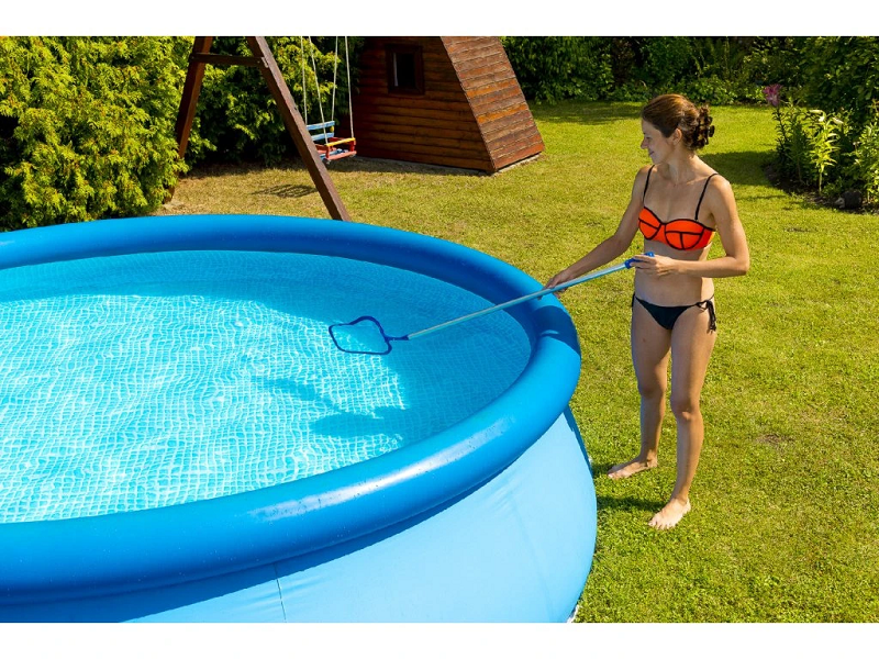 Piscine hors sol 366x91 kit complet pompe échelle bâche