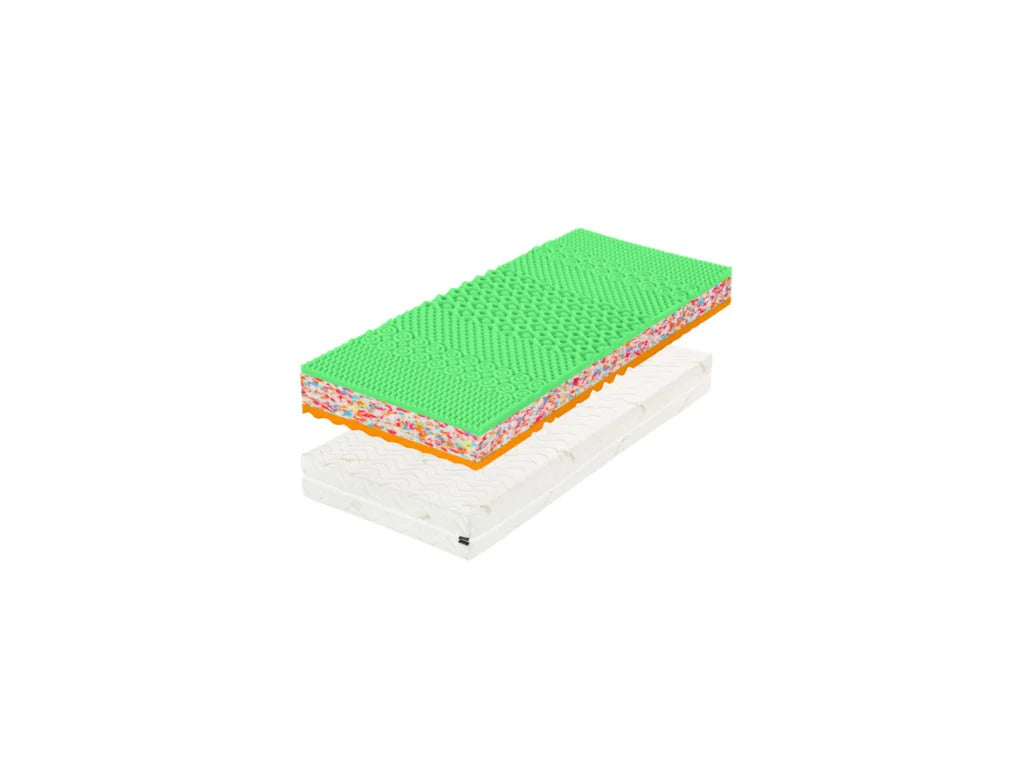 Matelas mémoire de forme 180x200 Aloe Vera King Size ferme 18 cm