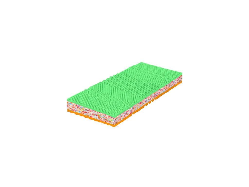 Matelas mémoire de forme 180x200 Aloe Vera King Size ferme 18 cm