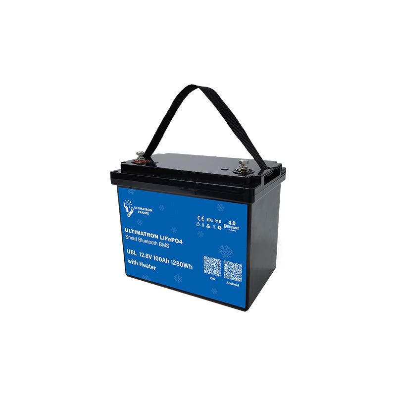 Batterie lithium LiFePO4 12V 100Ah Ultimatron avec Bluetooth