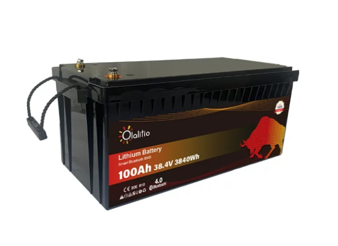 Batterie Lithium LiFePO4 38.4V 100Ah Bluetooth OLALITIO