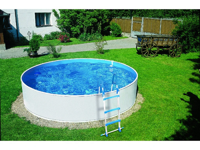 Piscine hors sol Azuro 360x90 cm avec liner et skimmer 12V