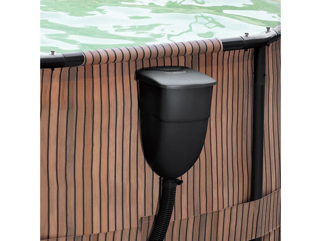 Piscine tubulaire hors sol 305x76 cm acier galvanisé avec skimmer