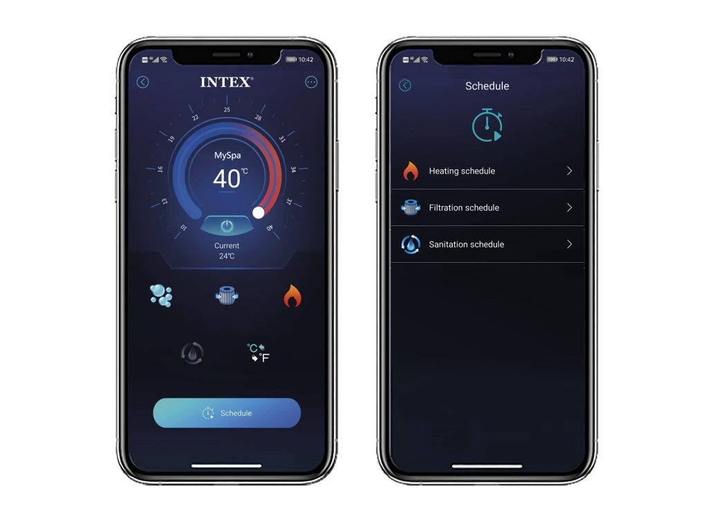 Spa Gonflable 6 Places avec 170 Jets et Chauffage 40°C
