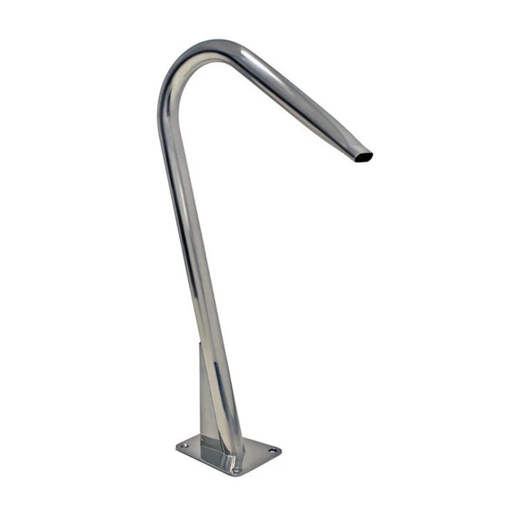 Canon d'eau cascade piscine Ø43 mm AISI 316 inox Buse plate