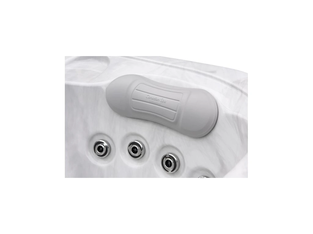 Spa extérieur 5 places Montreal Marbre Blanc, Jacuzzi de luxe avec 52 jets, WiFi et LED