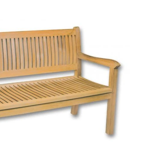 Banc de jardin 3 places avec dossier 150 cm résistant aux intempéries