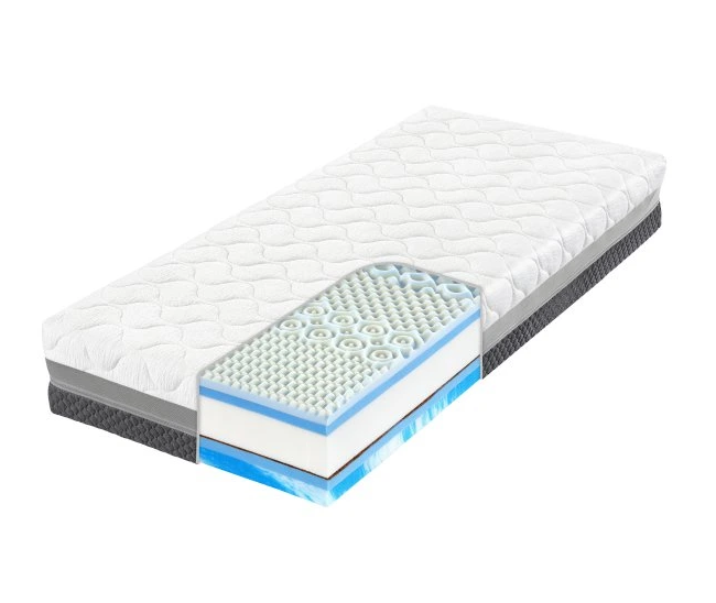 Matelas 180x200 mémoire de forme hybride confort et soutien premium