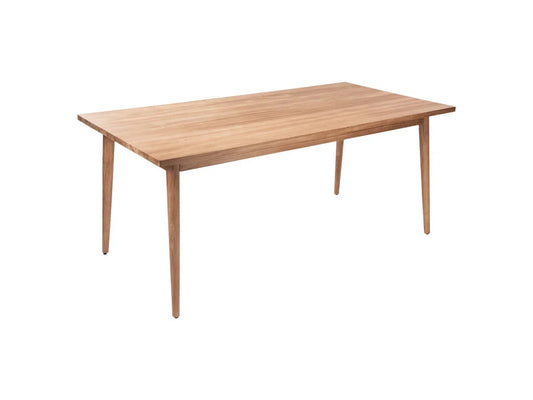 Table à manger FLORES en teck 160x90 cm design moderne