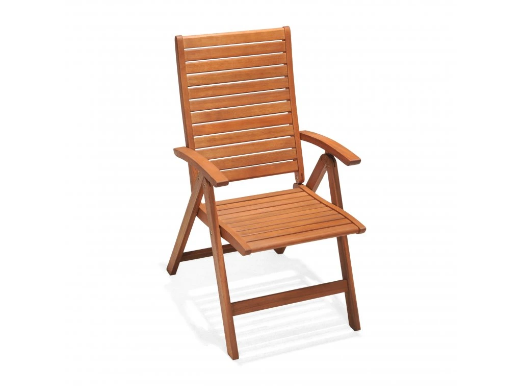Lot 2 chaises jardin pliantes inclinables extérieur 5positions confort