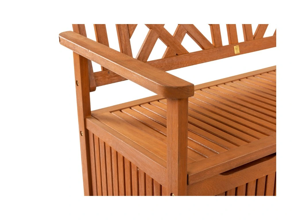 Banc de jardin avec coffre 2 places extérieur résistant