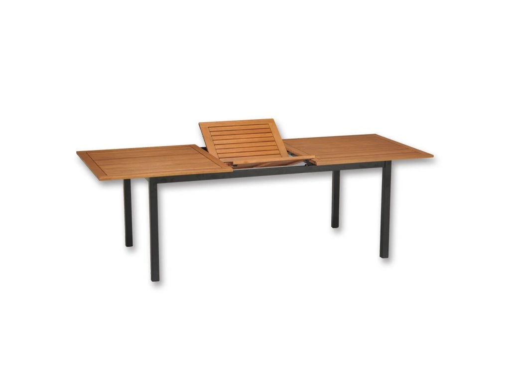 Table de jardin rectangulaire pliante 6-8 personnes aluminium