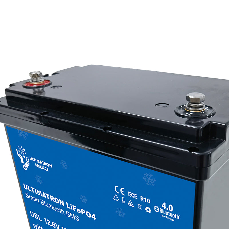 Batterie lithium LiFePO4 12V 100Ah Ultimatron avec Bluetooth