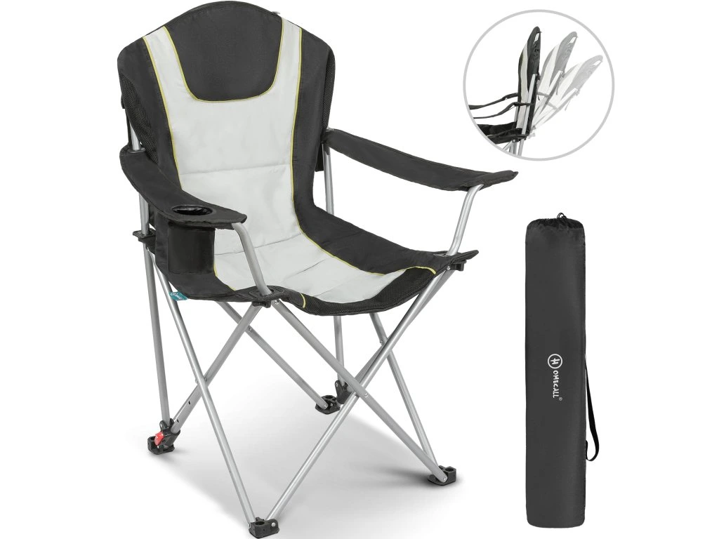 Chaise Camping Pliante Inclinable 150 kg Dossier Réglable