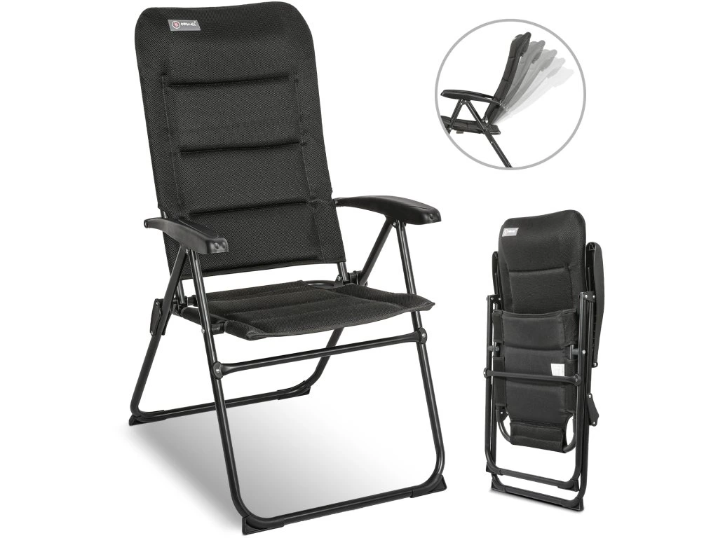 Chaise Camping Pliante Inclinable Aluminium 150 kg