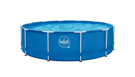Piscine Tubulaire Hors Sol 366x91 cm Structure Métallique