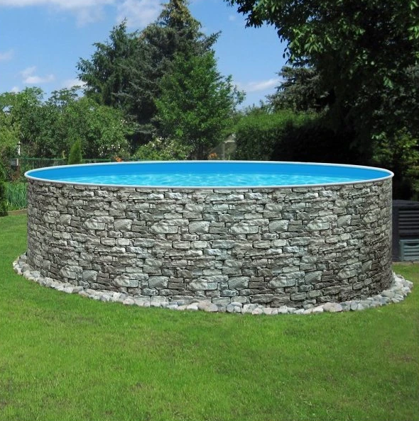 Piscine hors sol Azuro 4.6m kit complet filtre sable échelle jardin