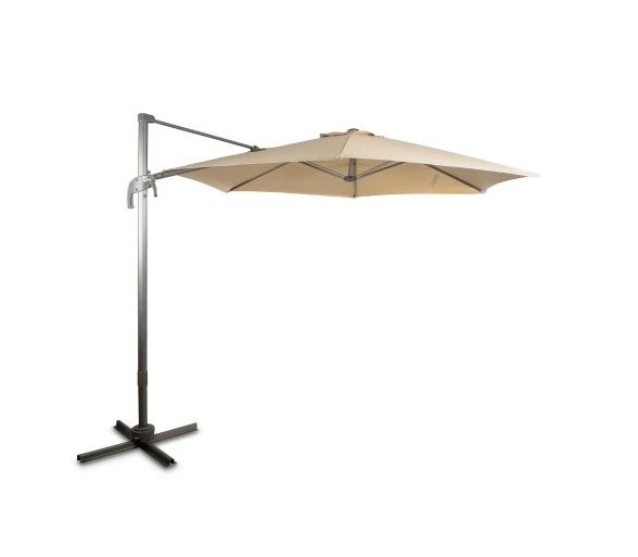 Parasol jardin 3m aluminium SANTORINI UV50